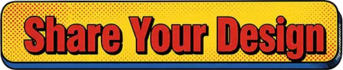 A 60's comic book style image that serves as a clickable button. It has red font with yellow background and blue trim